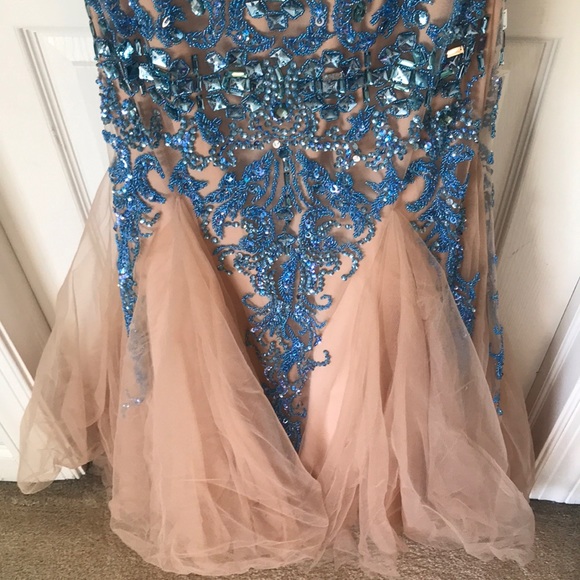 Gorgeous Sherri Hill gown. Worn once! - Picture 4 of 8